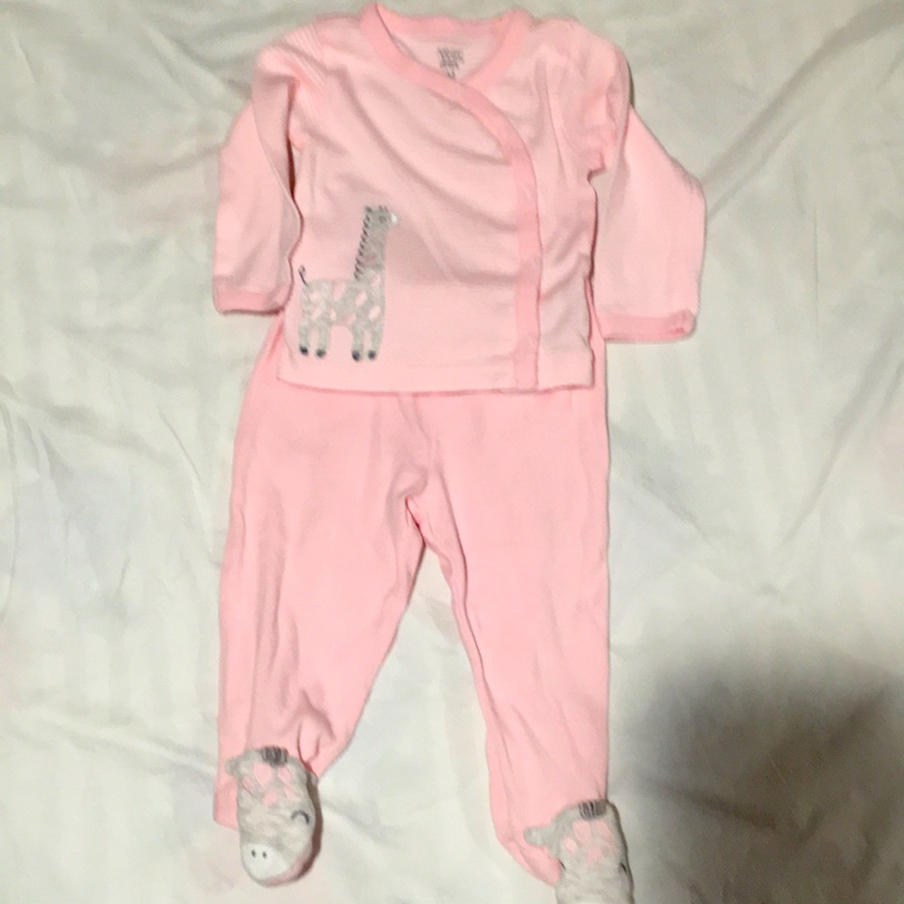 6M 2pc giraffe outfit